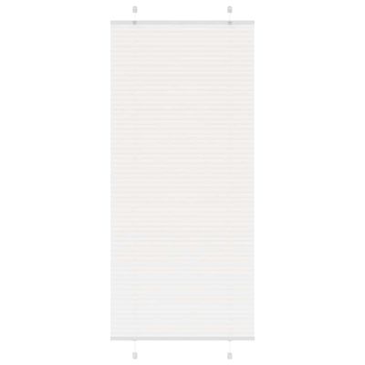 vidaXL plisovaná roleta biela 85x200 cm šírka látky 84,4 cm