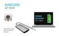 i-tec USB-C Metal Nano 3x Display (DP, HDMI and VGA) Docking Station, Power Delivery 100W Dokovací stanice, 3× video výstup (DP/HDMI/VGA), 5× USB 5 Gbps, Gigabit Ethernet, Power Delivery 100 W, hliníkové telo, USB-C kab
