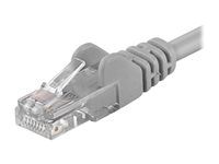 Patch kábel - RJ-45 (M) do RJ-45 (M) - 10 m - UTP - CAT 5e - sivá