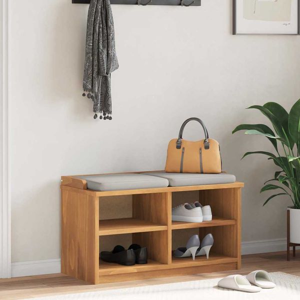 vidaXL Lavica do predsiene SANDNES 87x40x50 cm borovicový masív