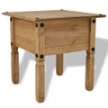 vidaXL Bočný stolík mexická borovica Corona Range 53,5x53,5x55 cm
