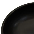 vidaXL Umývadlo na dosku čierno-modré okrúhle Φ41x14 cm keramické