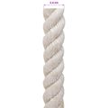 vidaXL Jutové lano 24 mm Biela 100% Tossa juta