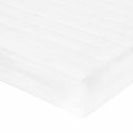 vidaXL Pohovka s matracom a USB tmavozelená látková 90x200 cm