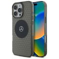 Puzdro Mercedes pre iPhone 16 Pro 6,3" MEHMP16L23HCPK Hardcase MB Case Star Pattern čierne
