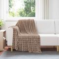 vidaXL Prikrývky na hodenie 6 ks ťavová 150 x 130 cm 2.75 kg Flís