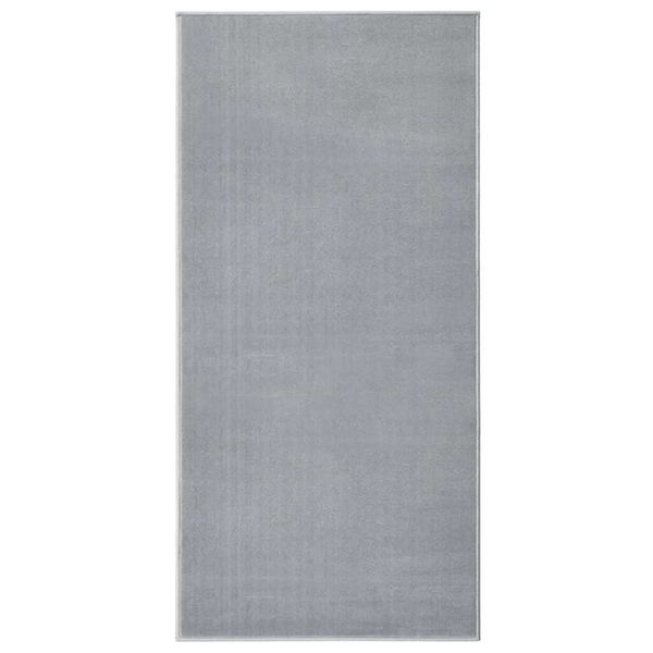 vidaXL Koberec behúň BCF sivý 100x200 cm