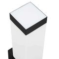 vidaXL Exteriérové nástenné svietidlo 2 ks Čierna 10,5 x 6 x 33 cm