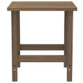 vidaXL Záhradná stolička Adirondack so stolíkom jedľový masív hnedá