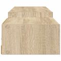 vidaXL Nástenný TV kabinet Nástenná montáž Dub sonoma 220 x 28 x 21 cm