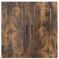 vidaXL Dvierka na umývačku Kalmar Dymová dub 80 x 31 x 80 cm