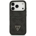 Guess 4G Double Card Triangle puzdro pre iPhone 17 Pro čierne