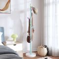 vidaXL Stojan na kabáty modrý 172 cm práškovo-lakované železo