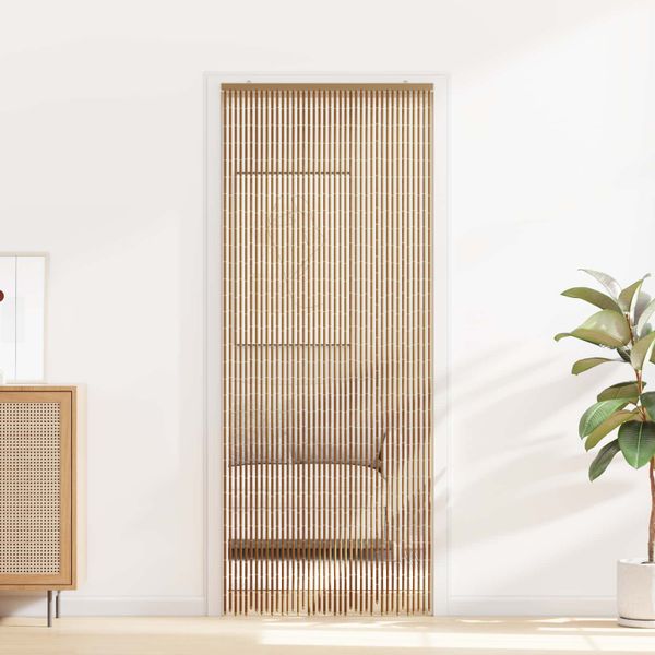 vidaXL Dverová záclona proti hmyzu rôzne farby 90 x 200 cm Bambus