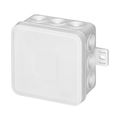 Krabica inštalácie rozbočovacia FD 12 ORNO OR-JB-13802W, plastová, s odkladacím víčkom, 12x 2,5 mm2, na omietku, IP54