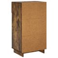 vidaXL Skriňa na topánky 48 x 38 x 87,5 cm Kompozitné drevo Dymový dub