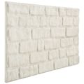 vidaXL Nástenné panely 10 ks 100 x 50 cm Biela EPS pena