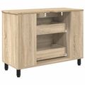 vidaXL Kozmetický stolík do kúpeľne Dub sonoma 80 x 35 x 60 cm
