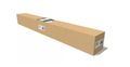 Stĺpik G21 pre plotové pole 10x169 cm s patkou, antracitový