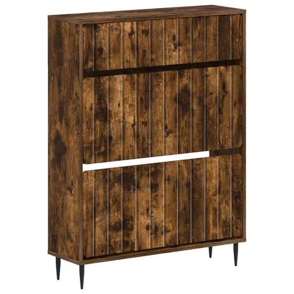 vidaXL Skriňa na topánky ZWOLLE 78 x 24 x 103 cm Kompozitné drevo