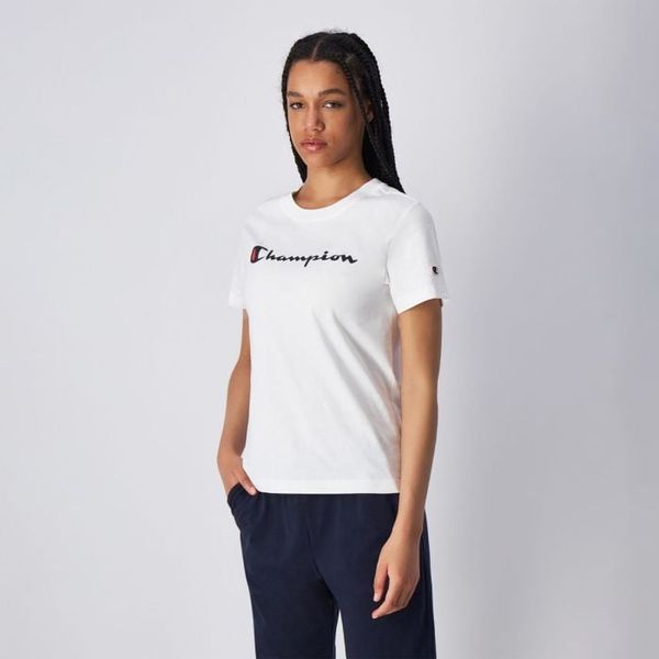 Dámske tričko Big Logo Jersey White - Champion, veľkosť S, veľkosť oblečenia S