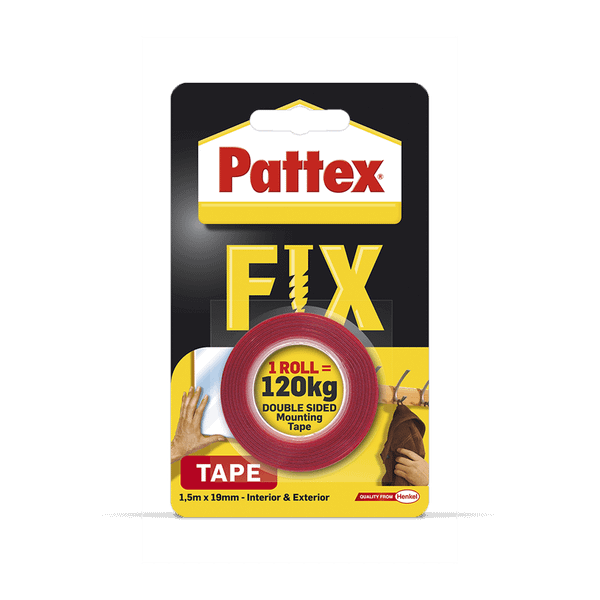 1486524 Pattex Oboustranná lepicí páska - 120 kg, 1,5 m