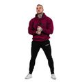 Mikina PRO Hoodie Burgundy - GymBeam, veľkosť L
