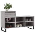 vidaXL Botník sivý dub sonoma 102x36x60 cm spracované drevo