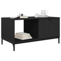 vidaXL Konferenčný stolík Čierny dub 90 x 49 x 46 cm Kompozitné drevo