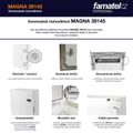 Skriňa 39145 MAGNA IP65, 500x400x175mm, súčasť: montážna doska