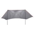 vidaXL Auto Stan 350 x 250 cm Šedá a oranžová Polyester a oceľ