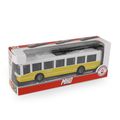 Trolejbus MHD žltý 16 cm - otváracie dvere