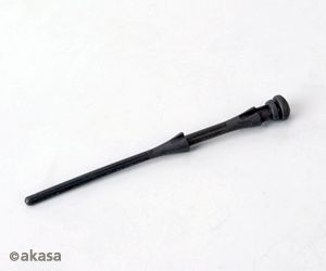 Akasa protivibračné spony na ventilátory (20ks) čierne
