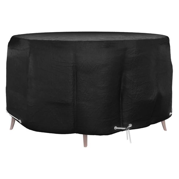 vidaXL Obal na záhradný nábytok 10 očiek Ø230x90 cm okrúhly