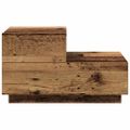 vidaXL Nočný stolík Staré drevo 70 x 36 x 40,5 cm Kompozitné drevo