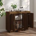 vidaXL Komoda hnedý dub 92x35x75 cm spracované drevo
