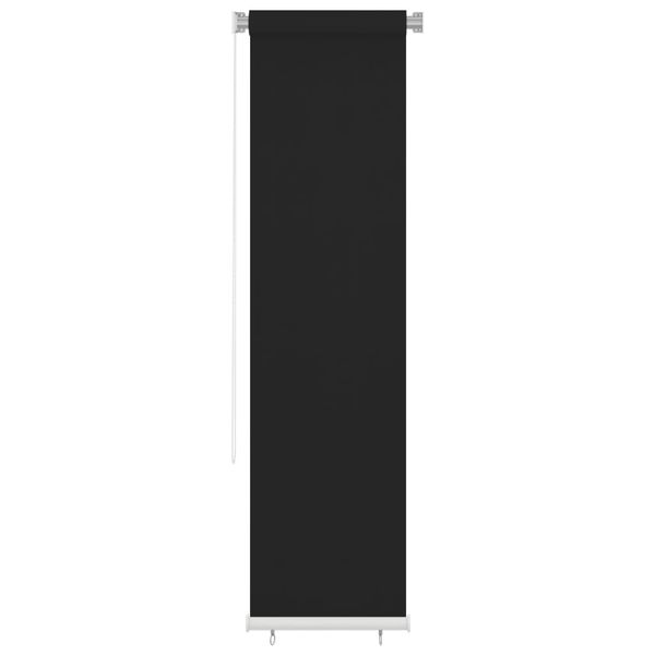 vidaXL Vonkajšia zatemňovacia roleta 60x230 cm čierna HDPE