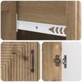 vidaXL Servírovacia skriňa Dub artisan 66 x 34,5 x 89,5 cm