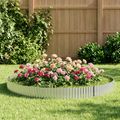 vidaxl Obrubník trávnika 10 m x 30 cm Pozinkovaná oceľ Strieborná