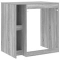 vidaXL Kabinet na práčku Sivý Sonoma 87 x 60 x 89 cm Kompozitné drevo