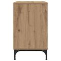 vidaXL Nočný stolík dub artisan 63.5 x 36 x 61 cm Kompozitné drevo