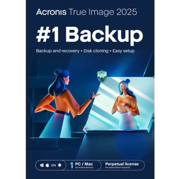 ACRONIS True Image 2025, CZ, doživotná el. lic