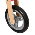 vidaXL Balančný bicykel pre deti červený