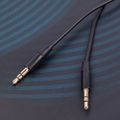 Maxlife audio kábel jack 3,5 mm - jack 3,5 mm 1 m čierny