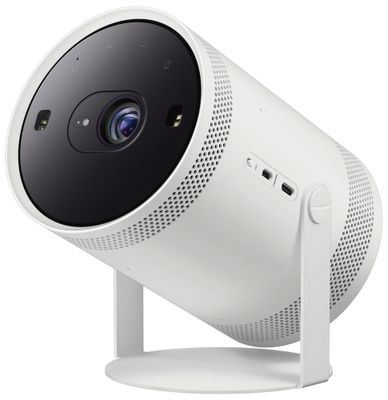 SAMSUNG projektor The Freestyle 2 SP-LFF3C/ DLP/ LED/ 230 lm/ 1920x1080/ 16:9/ Bluetooth/ USB-C/ Wi-Fi/ HDR/ repro/ biely Projektor, DLP, LED, prenosný, Full HD, 230ANSI, USB-C, Wi-Fi, Bluetooth, repro, Tizen, bielo-čierny