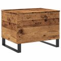 vidaXL Konferenčný stolík staré drevo 60x44,5x45 cm kompozitné drevo