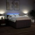 vidaXL Boxspring posteľ s matracom tmavohnedá 160x200 cm látka