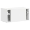vidaXL TV nástenná skriňa 60 x 31 x 29,5 cm Biela Kompozitné drevo