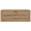 vidaXL Skriňa na topánky 100 x 35 x 38 cm Kompozitné drevo Dub artisan
