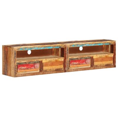 vidaXL TV skrinky 2 ks 88x30x40 cm masívne recyklované drevo